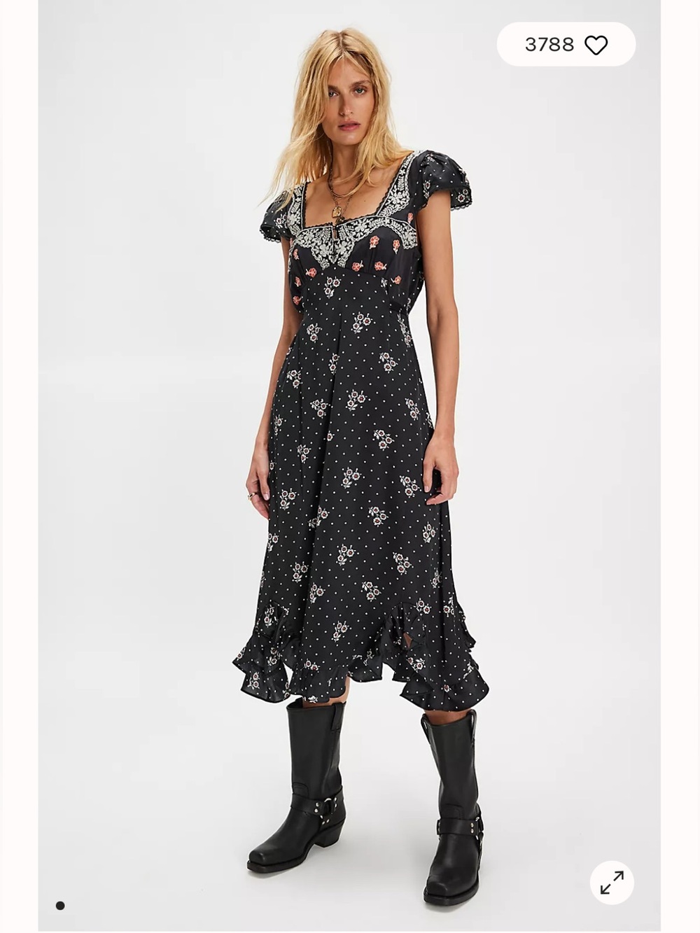 NWT Free People Haven Midi Dress XS
